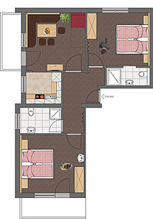 Plan Wohnung 3